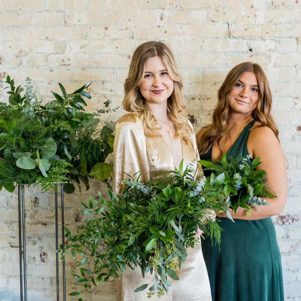 Greenery Only Full DIY Bridesmaid Bouquets - Makes 5-6