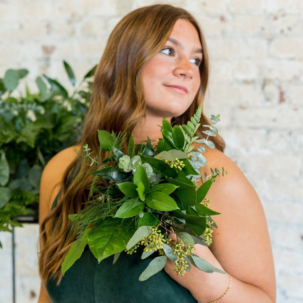 Greenery Only Full DIY Bridesmaid Bouquets - Makes 5-6